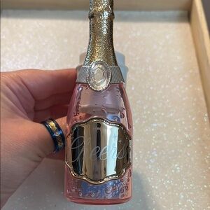 Pink and Gold Champagne Bottle Wallflower Plug In